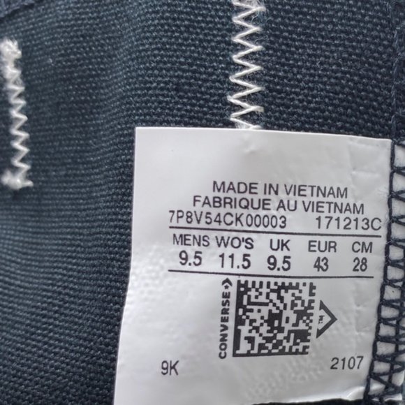 Converse Ctas Low Top Wedding White Canvas Men’s Sneakers Custom 171213C-WHTOFBK - Picture 3 of 12